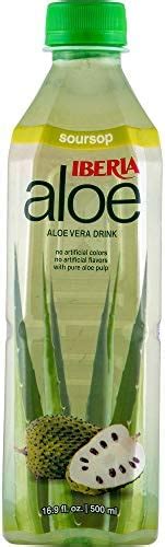 Iberia Aloe Vera Drink With Pure Aloe Pulp Soursop Fl Oz Pack