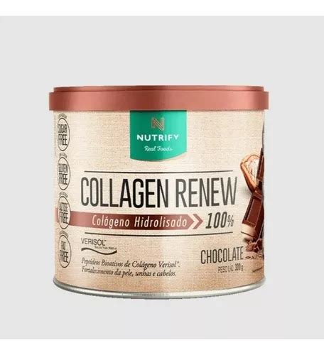 Collagen Renew Hidrolisado Nutrify 300g Colágeno Verisol Frete grátis