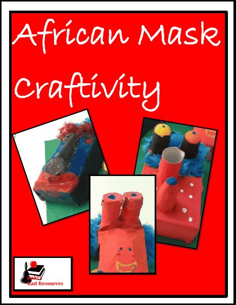 Free Craftivity for Making African Masks - Classroom Freebies