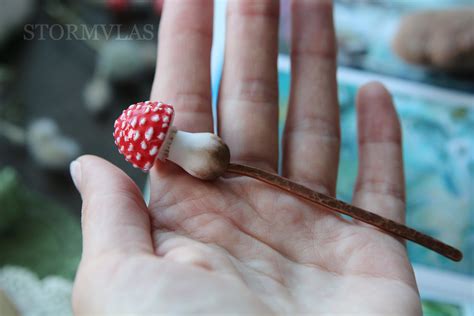 Mushroom Bookmark Fly Agaric Bookmark Toadstools Pin Amanita Bookmark