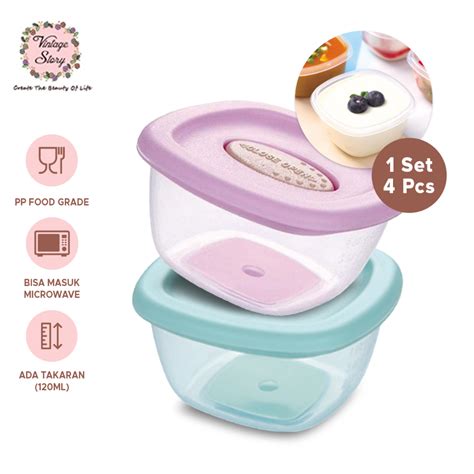 Jual Wadah Penyimpanan Makanan Mpasi Baby Food Container Isi Pcs