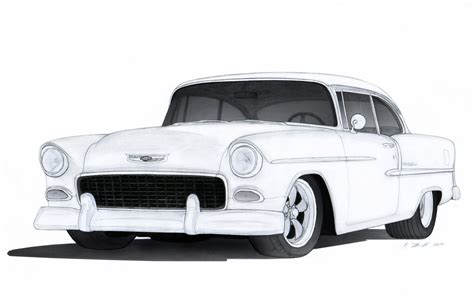 Grille Chevrolet Bel Air Chevrolet Car Front Of Cartoon Chevy