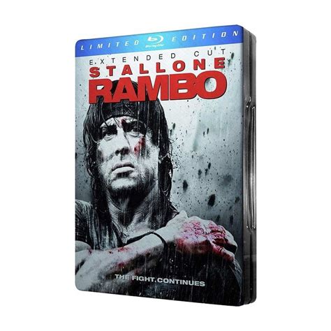 Rambo Extended Cut Ltd Steelbook Blu Ray Import 8715664095942