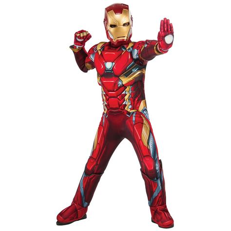 Deluxe Iron Man Kids Costume - Large - Walmart.com - Walmart.com