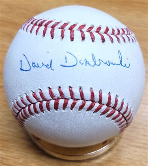 Autographed DAVE DOMBROWSKI Official Major League Baseball - Main Line ...