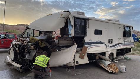 Rv Driver In Moab Dies After Driving Into Path Of Semi During Left Turn