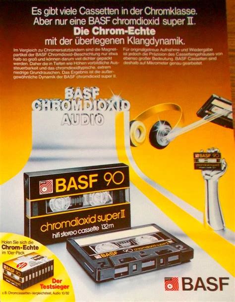 Basf Chromdioxid Super Ii Audio Tape Compact Cassette