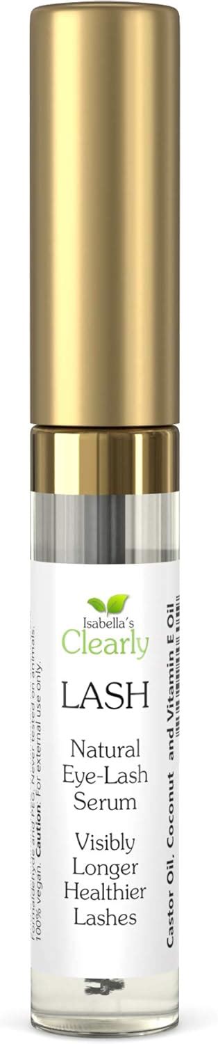 Isabellas Clearly Lash Eyelash And Eyebrow Serum 100 Natural With