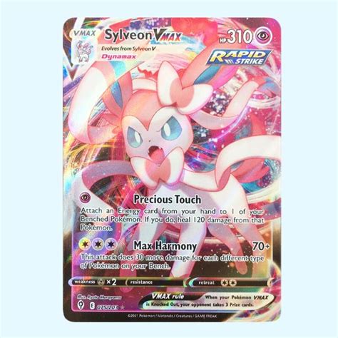 pokemon Nymphali VMAX 75 Évolution Céleste Sylveon VMAX