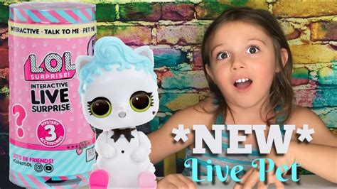 Lol Surprise Live Interactive Pet New Unboxing Petsoflol Youtube