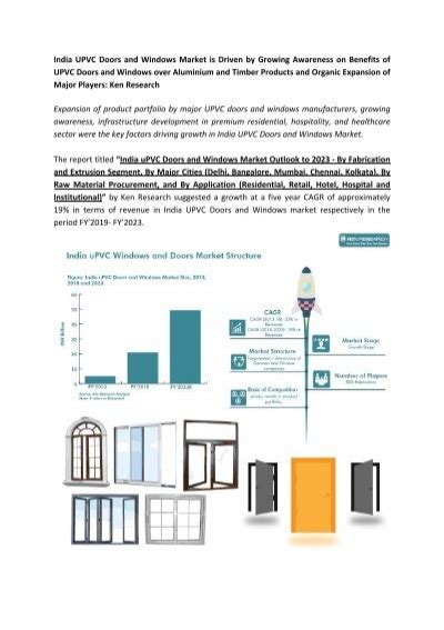 Upvc Doors And Windows Market Value Chain Upvc Windows Market India