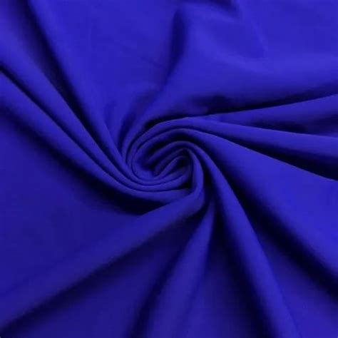 Blue Butter Crepe Fabric At Rs Meter In Surat Id