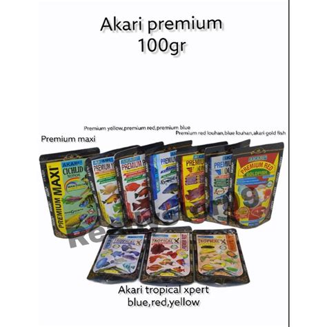 Jual AKARI PREMIUM BLUE RED YELLOW MAXI CICHLID LOUHAN TRPOCIAL