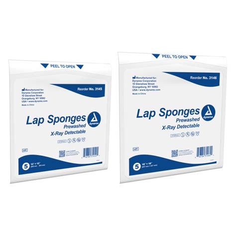 Lap Sponge Sterile Pre Washed Medentrx