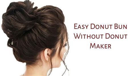 Simple Hair Bun Without Donut Maker Youtube