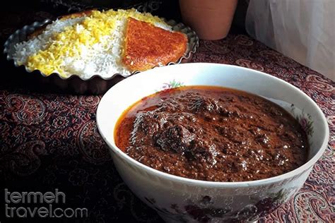 Fesenjan, Persian Walnut Stew | Persian Food and Recipe | Termeh Travel