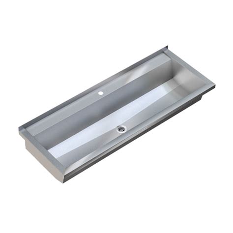 Franke Planox Wall Mounted Stainless Steel Wash Trough Sink Various Widths