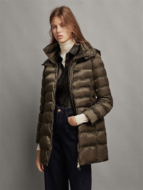 Women S Outerwear Massimo Dutti Winter Sale Daunenmantel