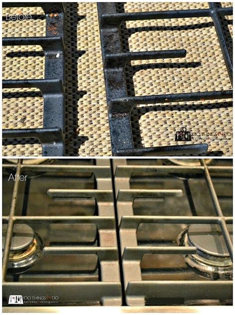 How To Clean Iron Grills On A Cooktop Things Do Clean Stove