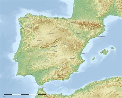 Free Maps of Spain | Mapswire