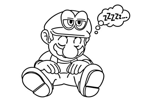 Super Mario Odyssey Coloring Pages Printable For Free Download