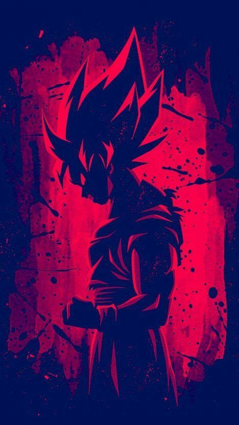 Dragon Ball Z Red Goku Iphone Wallpaper Iphone Wallpapers Dragon Ball Wallpaper Iphone