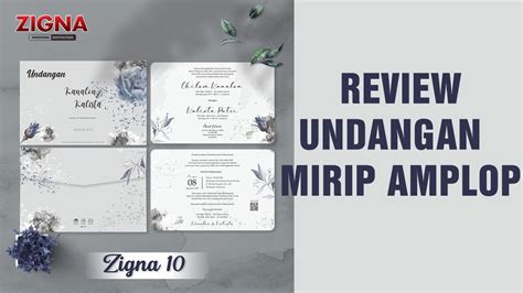 Review Undangan Pernikahan Mirip Amplop Aesthetic Model Kekinian