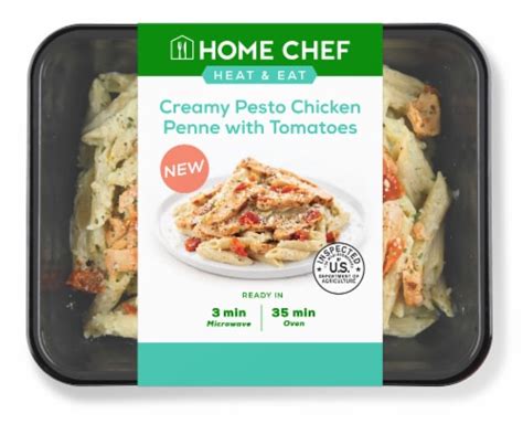 Home Chef Heat And Eat Creamy Pesto Chicken Penne With Tomatoes Oz