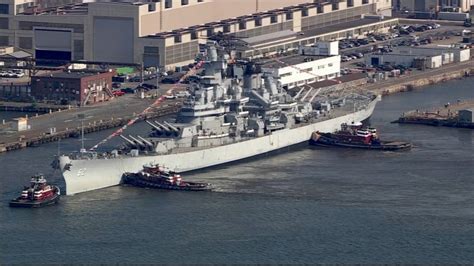 Where Is The Uss New Jersey Historic Battleship Arrives In Paulsboro