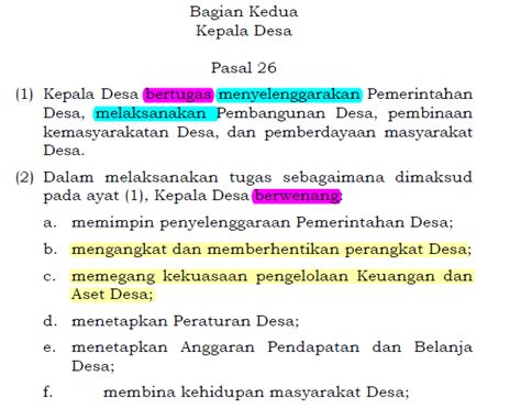 Meningkatkan Kesejahteraan Desa Tugas Kepala Desa Dalam Pembinaan