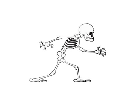 Skeletons Dancing Clipart 