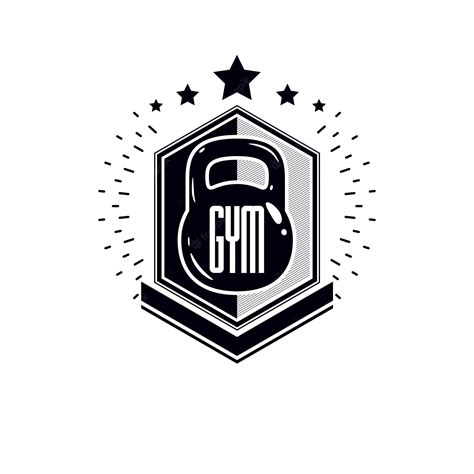 Premium Vector | Sport logo for weightlifting gym and fitness club