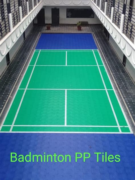 Badminton Court PP Tiles Flooring In Thane By V M Enterprise ID