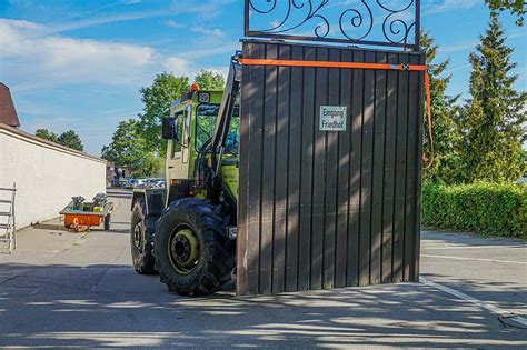 Kloster Reute Baustelle Klosterfriedhof