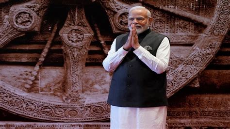 G Summit Pm Modi Welcomes World Leaders At Bharat Mandapam Against