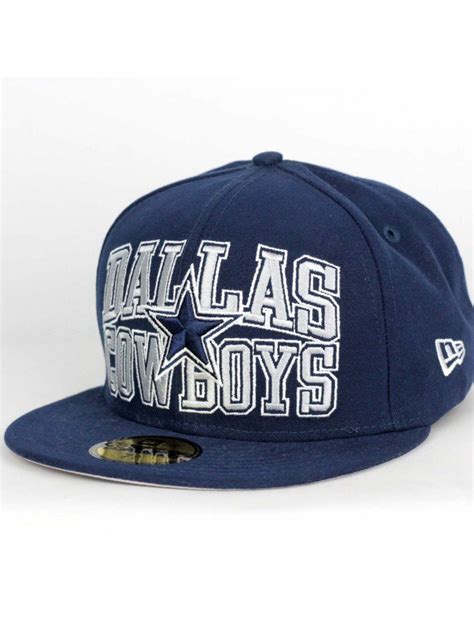 Dallas COWBOYS 59fifty Logo Stack NFL New Era navy Cap