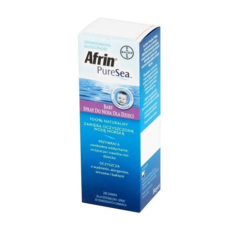 Afrin Puresea Baby Spray Do Nosa Dla Dzieci 20ml Cena I Opinie