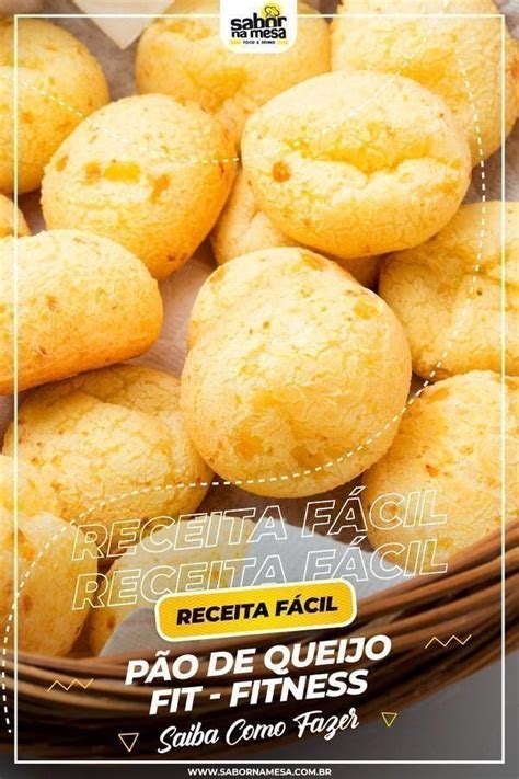 Receita de Pão de Queijo Fit Low Carb 3 Ingredientes Simples e