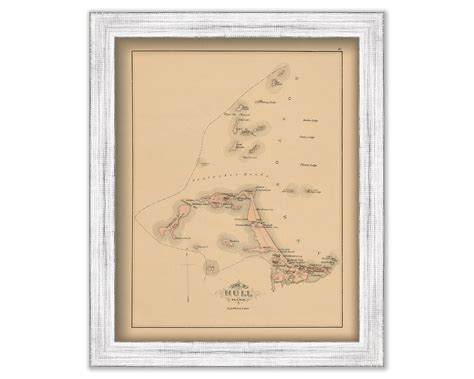 HULL, Massachusetts 1879 Map - Replica or Genuine ORIGINAL