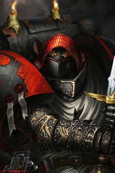 Warhammer K Black Templar Space Marine Art