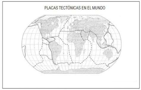 Mapa De Las Placas Tectonicas Para Colorear Imagui Images