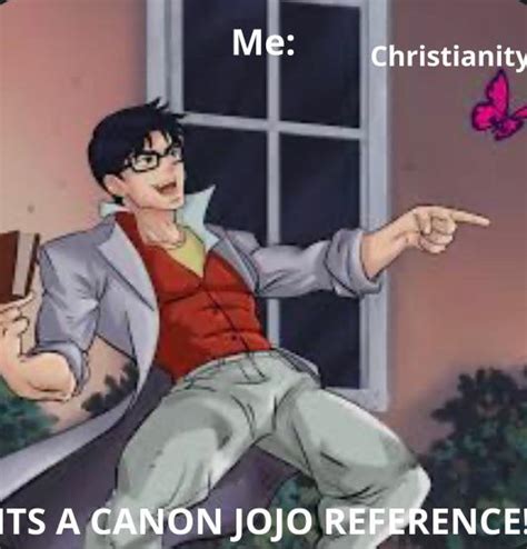 Jesus Christ Is A Canonical Character In The Jojo World Rjojomemes