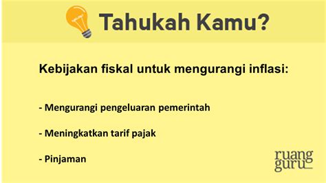 Cara Mengatasi Inflasi Oleh Pemerintah Indonesia Ekonomi Kelas 11