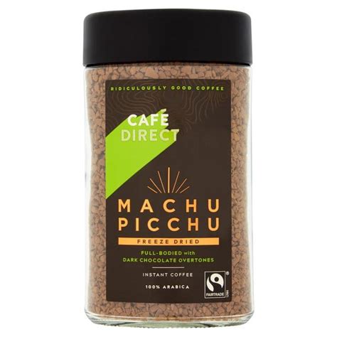 Cafedirect Fairtrade Machu Picchu Peru Instant Coffee 100g BritishShop Pl