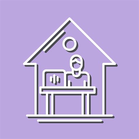 icono de vector de trabajo en casa 20243654 Vector en Vecteezy