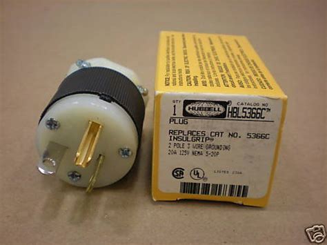 Nib Hubbell Hbl C C Nema P A Plug