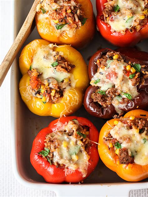 Best Stuffed Bell Peppers Recipe With Ground Beef