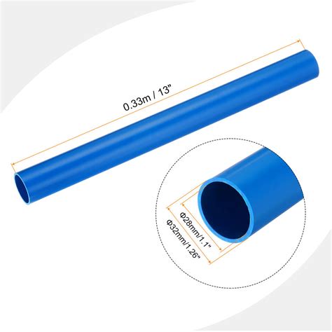 Pvc Rigid Round Pipe Mm Id Mm Od Mm Blue High Impact Ebay