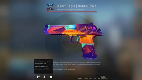 025fv Desert Eagle Ocean Drive Field Tested Csgo Skins Video Gaming