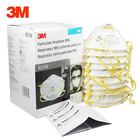 3m 8210v N95 Particulate Respirator Protection Masks Breathing